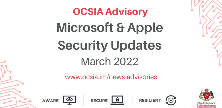 Advisory: Microsoft and Apple Security Updates